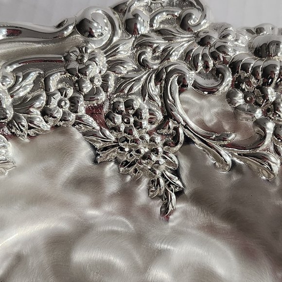 Vintage WMF-IKORA, Silver Plated Tarnish Resistant Floral Design Bowl - Picture 4 of 10